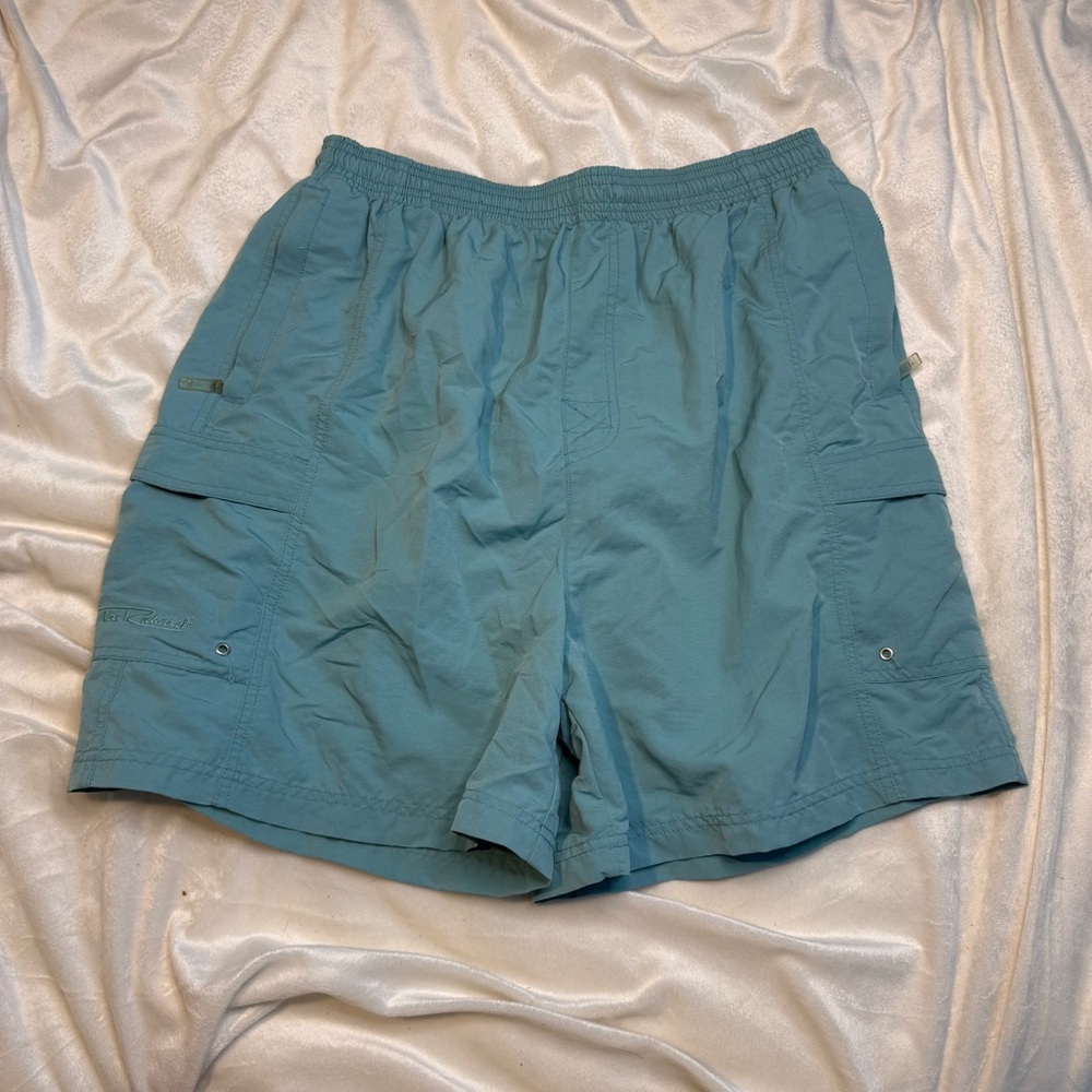 Lori Richard Men's XL Aqua Swim Hybrid shorts mesh liner 5-1/2” inseam